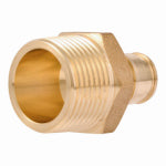 SHARKBITE/CASH ACME SharkBite PEX-A Brass 1/2 In. x 3/4 In. MNPT Adapter