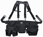 PULL R HOLDING CO LLC Framer's Tool Bag Set with Belt & Suspenders TOOLS PULL R HOLDING CO LLC