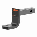 CURT Curt 45521 Ball Mount, 7-1/4 in L, 3-1/4 in Drop, 2-5/8 in Rise, Class 2 Hitch, Steel, Powder-Coated AUTOMOTIVE CURT