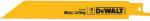 DEWALT DEWALT DW4811 Reciprocating Saw Blade, Applicable Materials: Angle Iron, Fiberglass, Rubber, 3/4 in W, 6 in L TOOLS DEWALT