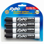 EXPO Expo 80661 Dry Erase Marker, Chisel Lead/Tip, Broad Lead/Tip, Black Lead/Tip HOUSEWARES EXPO