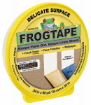 FROGTAPE FrogTape 280220 Painting Tape, 60 yd L, 0.94 in W, Yellow