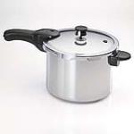 NATIONAL PRESTO Presto 01264 Pressure Cooker, 6 qt, Aluminum, 8-9/16 in H HOUSEWARES NATIONAL PRESTO