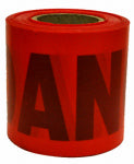 CH HANSON CH Hanson 16103 Barricade Safety Tape, 300 ft L, 3 in W, Red, Polyethylene TOOLS CH HANSON