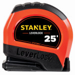 STANLEY TOOLS STANLEY STHT30817S Tape Measure, 25 ft L Blade, 1 in W Blade, ABS Case, Orange Case TOOLS STANLEY TOOLS