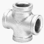 ASC ENGINEERED SOLUTIONS Galvanized Pipe Cross, 3/4 In.