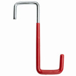 ASSA ABLOY AMERICAS RESIDENTIALI NC Rafter Hook, Red Vinyl-Coated Steel