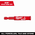 MILWAUKEE Milwaukee Diamond Plus 49-56-0509 Hole Saw, 3/8 in Dia, 1 in D Cutting, 5/8-18 Arbor, Diamond Grit Cutting Edge TOOLS MILWAUKEE