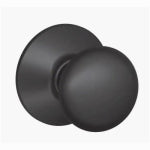 SCHLAGE LOCK CO Plymouth Closet Door Knob, Matte Black