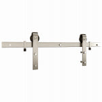 ASSA ABLOY AMERICAS RESIDENTIALI NC Interior Sliding Door Hardware Kit, 2-Pc. Track, Satin Nickel HARDWARE & FARM SUPPLIES ASSA ABLOY AMERICAS RESIDENTIALI NC