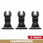 MILWAUKEE Milwaukee 49-25-1153 Blade, 2-1/2 in, 1-5/8 in D Cutting, HCS, 3/PK TOOLS MILWAUKEE