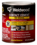 DAP DAP 00272 Contact Cement, Liquid, Strong Solvent, Tan, 1 qt, Can PAINT DAP