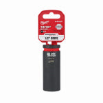 MILWAUKEE ELECTRIC TOOL CORP Shockwave SAE Deep-Well 6-Point Impact Socket, 1/2 In. Drive, 13/16 In. TOOLS MILWAUKEE ELECTRIC TOOL CORP