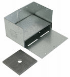 SIMPSON STRONG-TIE Simpson Strong-Tie ABW Series ABW46Z Post Base, 4590 lb Down DF/SP, 845 lb Uplift, 4 x 6 in Post, 12 ga, Steel, 1/PK HARDWARE & FARM SUPPLIES SIMPSON STRONG-TIE