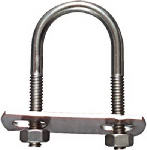 ASSA ABLOY AMERICAS RESIDENTIALI NC U-Bolt, Stainless Steel, 1/4 x 1-1/8 x 2-1/4 In. HARDWARE & FARM SUPPLIES ASSA ABLOY AMERICAS RESIDENTIALI NC
