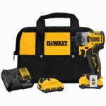 DEWALT DEWALT DCF601F2 Screwdriver Kit, Battery Included, 12 V, 2 Ah, 1/4 in Chuck, Keyless Chuck TOOLS DEWALT