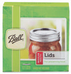 BALL Ball 1440032000 Canning Jar Lid, 2.4 oz Capacity, Steel, Silver Cap/Lid HOUSEWARES BALL