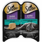 AMERICAN DISTRIBUTION & MFG Perfect Portions Premium Pate Wet Cat Food, Seafood Entr��e, 1.3 oz. Each, 2-Pk.
