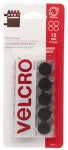 VELCRO USA INC CONSUMER PDTS Sticky Back Fasteners, Black, 5/8 In. Coins, 15-Ct.