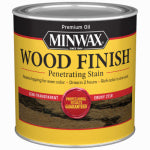 MINWAX Minwax 227184444 Wood Stain, Ebony, Liquid, 0.5 pt Can PAINT MINWAX