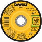 DEWALT DEWALT DWA4501C Grinding Wheel, 4-1/2 in Dia, 1/4 in Thick, 7/8 in Arbor, 24 Grit, Aluminum Oxide Abrasive TOOLS DEWALT