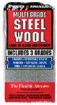 HOMAX Homax 1021114 Steel Wool, #0, #000, #3 Grit, Extra Fine, Fine, Medium PAINT HOMAX