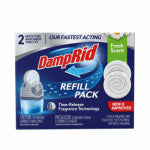 DAMPRID DampRid FG97FSSB Drop-In Tab Moisture Absorber Refill, 15.8 oz Tablet, Solid, Fresh CLEANING & JANITORIAL SUPPLIES DAMPRID