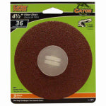 ALI INDUSTRIES Fiber Discs, Aluminum Oxide, 36-Grit, 4.5 x 7/8-In., 3-Pk. TOOLS ALI INDUSTRIES