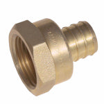 SHARKBITE/CASH ACME Pipe Adapter, 1/2 In. Lead-Free Brass Barb Insert x 1/2 In. FPT, 10-Pk.