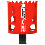 DIABLO Diablo DHS2500CT GP Hole Saw, 2-1/2 in Dia, 2-3/8 in D Cutting, 3/8 in Arbor, Carbide Cutting Edge TOOLS DIABLO