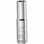 DEWALT DEWALT DWMT86095OSP Drive Hand Socket, 7 mm Socket, 1/4 in Drive, 6-Point, Steel, Polished Chrome Vanadium TOOLS DEWALT