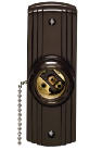 LEVITON MFG CO Pull-Chain Lampholder, Brown, 660-Watt ELECTRICAL LEVITON MFG CO
