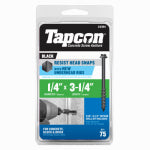 ITW BRANDS - TAPCON Tapcon 24394 Concrete Screw Anchor, 1/4 in Dia, 3-3/4 in L, Steel, Climaseal HARDWARE & FARM SUPPLIES ITW BRANDS - TAPCON