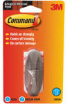 COMMAND Command 17081-BN Designer Hook, 3 lb, 1 -Hook, Plastic, Brushed Nickel HARDWARE & FARM SUPPLIES COMMAND