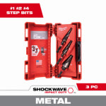 MILWAUKEE ELECTRIC TOOL CORP 3-Pc. Electrician Impact Step Drill Bit Set, #1, #4 & #9 TOOLS MILWAUKEE ELECTRIC TOOL CORP