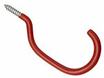 ASSA ABLOY AMERICAS RESIDENTIALI NC Bike Hook, Red, Vinyl Coated, 6.5 In. HARDWARE & FARM SUPPLIES ASSA ABLOY AMERICAS RESIDENTIALI NC