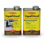 ABATRON, INC. Abatron LW2PKR Wood Filler, Liquid, Faint, Slightly Aromatic Part A, Irritating Ammonia Part B, Clear, 2 pt AUTOMOTIVE ABATRON, INC.