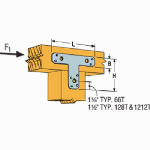 SIMPSON STRONG-TIE Simpson Strong-Tie T 66T T-Strap Tie, 14 ga Gauge, Steel, Galvanized/Zinc HARDWARE & FARM SUPPLIES SIMPSON STRONG-TIE