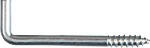 ASSA ABLOY AMERICAS RESIDENTIALI NC Square-Bend Hook, Zinc, 3-1/16 In., #104, 2-Pk.