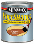 MINWAX Minwax 61430444 Waterbased Polyurethane Stain, Gloss, Liquid, Olde Maple, 1 qt, Can PAINT MINWAX