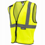RADIANS INC Hi-Vis Safety Vest, Zip Close, XL