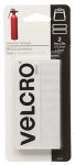 VELCRO BRAND VELCRO Brand 90200 Fastener, 2 in W, 4 in L, Nylon, White, Rubber Adhesive HARDWARE & FARM SUPPLIES VELCRO BRAND