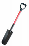 BULLY TOOLS Drain Spade, Commercial Grade, Fiberglass Handle