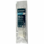 IRONCUBE WORKS Self-Locking Cable Ties, White, 8 In., 20-Pk. ELECTRICAL IRONCUBE WORKS