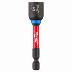 MILWAUKEE Milwaukee SHOCKWAVE Impact Duty Series 49-66-4735 Nut Driver, 3/8 in Drive, 2-9/16 in OAL, Secure-Grip Handle, Magnetic TOOLS MILWAUKEE