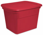 STERILITE Storage Container, Red, 18 Gallons HOUSEWARES STERILITE