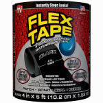 FLEX SEAL Flex Tape TFSBLKR0405 Tape, 5 ft L, Rubber Backing, 4 in W HOUSEWARES FLEX SEAL