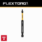 DEWALT ACCESSORIES FlexTorq #2 Square/Robertson Impact Driver Bit, 1/4 x 3-1/2 In. TOOLS DEWALT ACCESSORIES