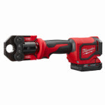 MILWAUKEE ELECTRIC TOOL CORP M18 18-Volt Cordless Short Throw Press Tool Kit, 3 PEX Crimp Jaws, (2) Batteries & Charger