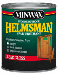 MINWAX Minwax 63200444 Spar Varnish, High-Gloss, Clear, Liquid, 1 qt, Can PAINT MINWAX